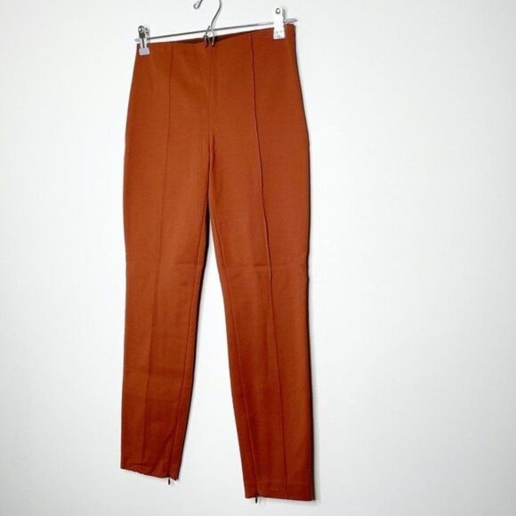 THEORY Skinny Pleat Front Leggings  - Picture 3 of 8